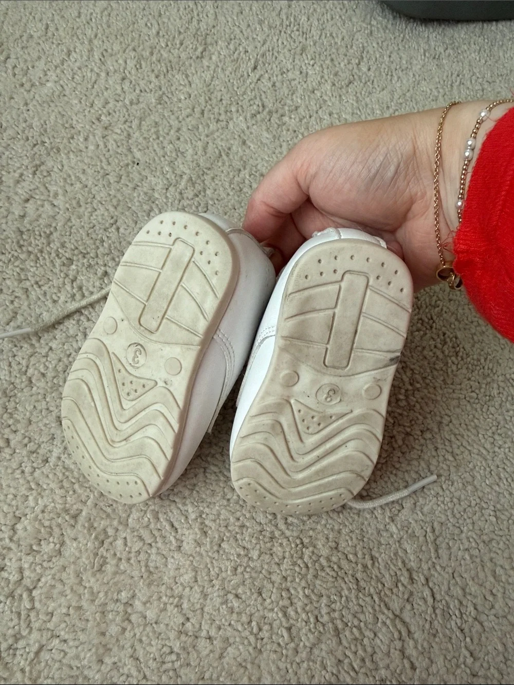 Classic White Leather Lace-Up Kids Shoes